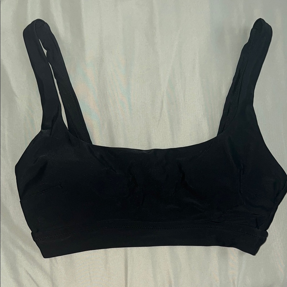 Black Women's Swim Top